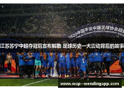 江苏苏宁中超夺冠后宣布解散 足球历史一大震动背后的故事